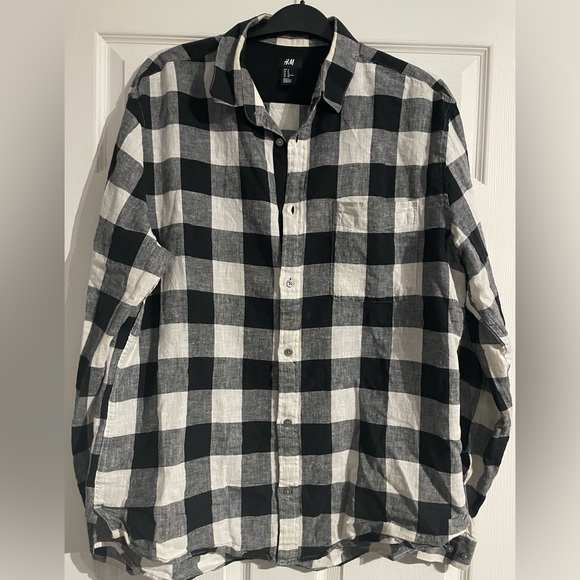 H&M plaid shirt XL - Picture 1 of 3